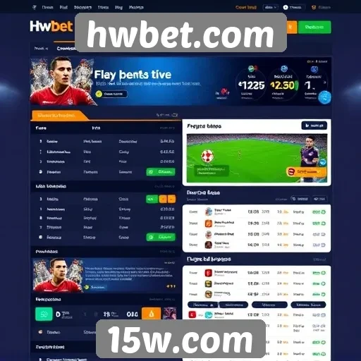 Explorando a interface de usuário do site hwbet.com